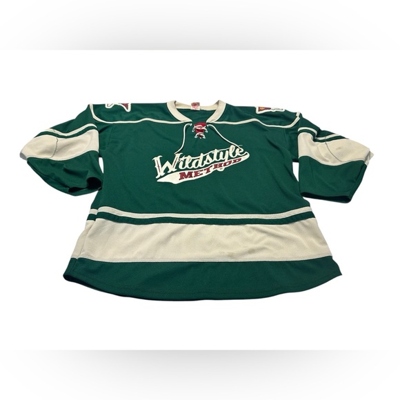 Vintage Athletic knits bassnectar Mn wilds jersey size large - Picture 1 of 7